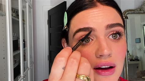 Watch Lucy Hale On Battling Breakouts Double Masking And The Brow Hack She Swears By Beauty