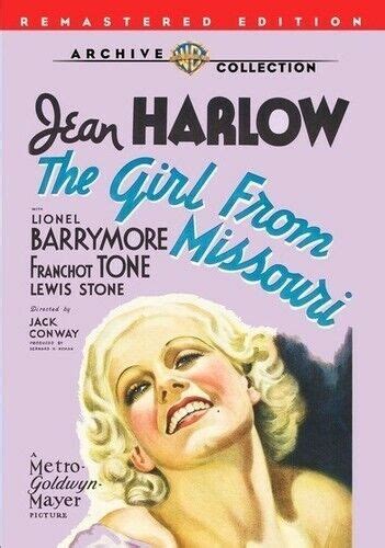 The Girl From Missouri Dvd Jean Harlow Lionel Barrymore Franchot Tone Ebay