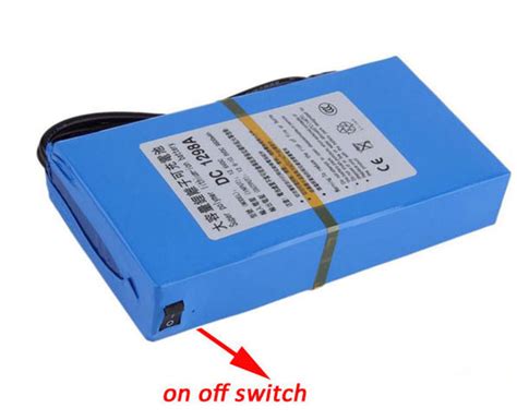 10000mah Power Portable 12v Dc Rechargeable Li Ion Battery Pack