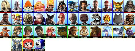 Playstation All Stars Battle Royale 2 Roster By Jakanddaxter2600 On