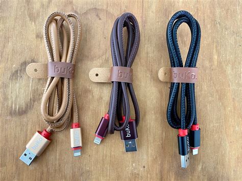 Leather Iphone Charger Cables And Cords Buko