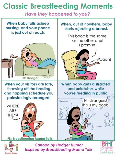 Classic Breastfeeding Moments Hedger Humor