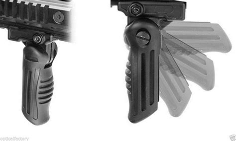 Multi Position Folding Foldable Rifle Foregrip Fits Picatinnyweaver