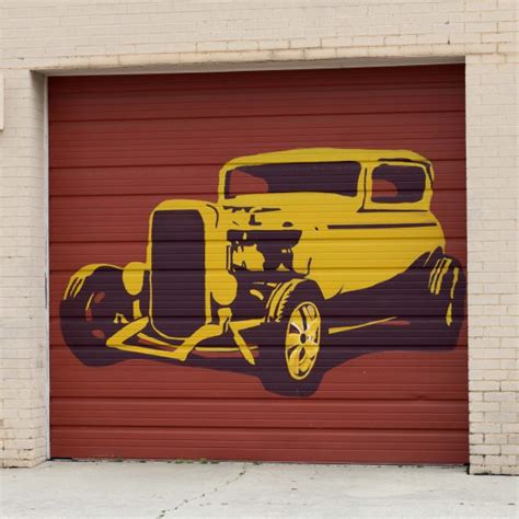 Edge Garage Murals Yellow Car Memphis Art Project