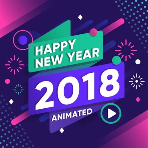 2018 Happy New Year Animated By Amit Chowdhury