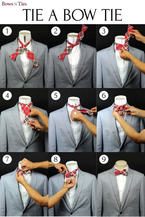 How To Tie A Bow Tie Learn To Tie A Bow Tie In 9 Simple Steps