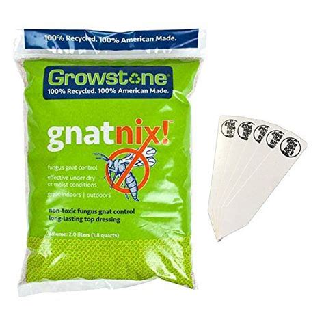 Growstone Gnat Nix Fungus Gnat Control 2 Liter Bag Stakes Want