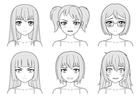 Draw Anime Character Hinata Hyuga Drawing Anime Character Anime Face