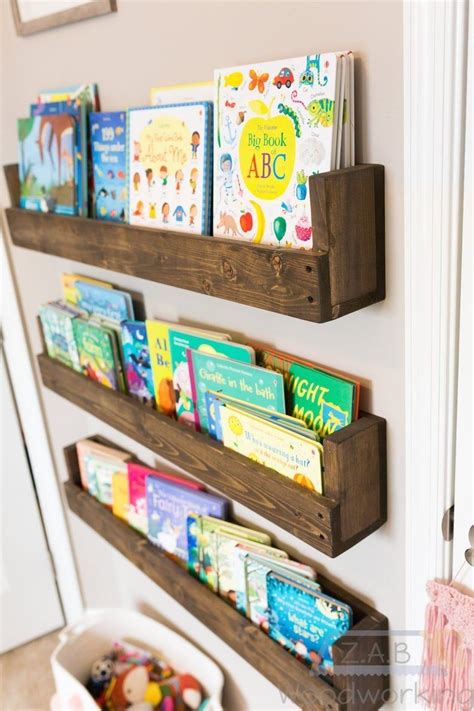 Floating Nurserykids Bookshelf Etsy 1000 Bookshelves Kids Wall