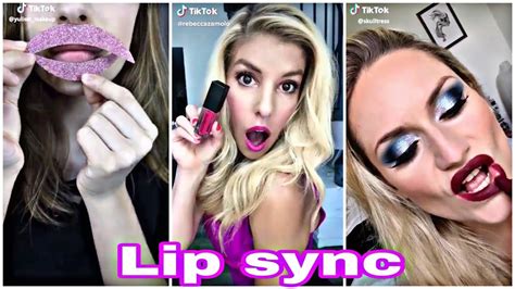 Beauty Hacks Lip Gloss Or Lip Stick Lip Sync Tik Tok New Compilation Lipstick Lipgloss