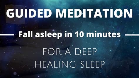 Guided Meditation For Deep Sleep Healing And Relaxation Youtube