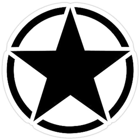 Military Invasion Star Stickers By Panzerfreeman Redbubble