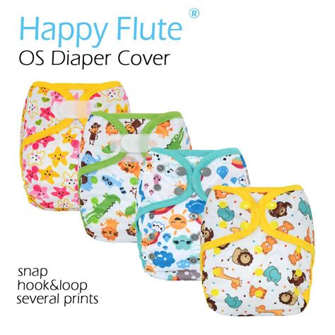 Happy Flute Os Cloth Diaper Cover With Or Without Bamboo Cotton Insert