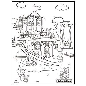 Collection of calico critters free coloring pages (29) calico critter coloring pages printable cat coloring pages for kids Coloring | Calico Critters