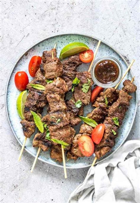 A Delicious Mediterranean Marinated Recipe These Grilled Lamb Kabobs