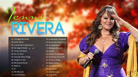 Jenni Rivera Todos Sus 30 Super Éxitos Romanticos 90s Jenni Rivera