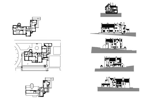 Elevation Drawing Of Hill House In Dwg File Cadbull Images And Photos