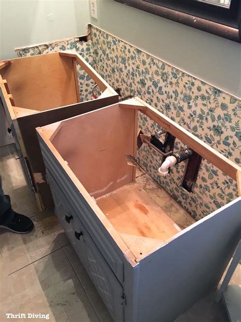 For a few hundred dollars you can make your bathroom look like a million bucks. How to Remove an Old Bathroom Vanity | Old bathrooms ...