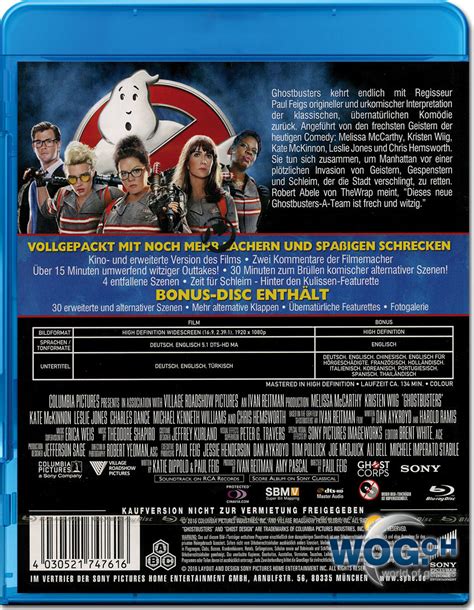 Ghostbusters 2016 Extended Edition Blu Ray 2 Discs Blu Ray Filme