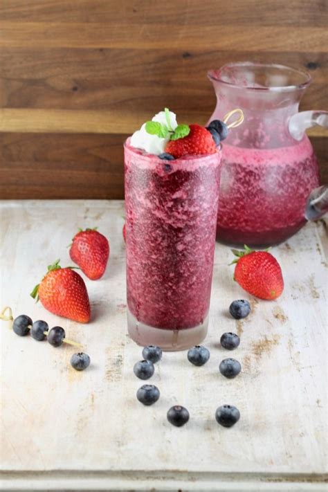 Just Blueberry Honey Berry Slushie Recipe ~ Ad