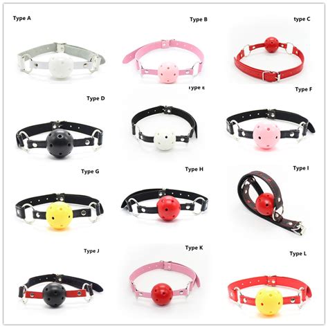 Multicolor To Choose 1pc Pu Leather Oral Fixation Mouth Gag Bal Erotic