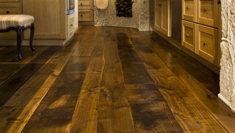 Distressed Wide Plank Floor Watmill Walnut Wide Plank Flooring Wood