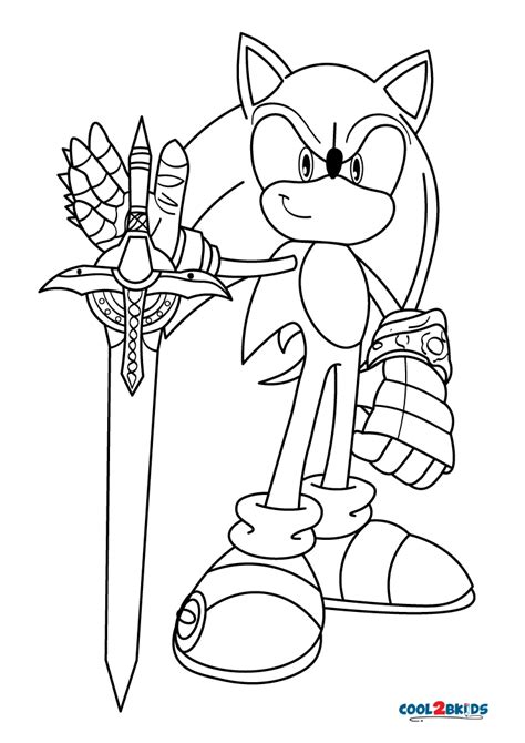 Dibujos De Sonic And The Black Knight Para Colorear P Ginas Para