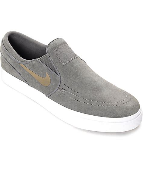 Find great deals on ebay for nike sb zoom slip on. Nike SB Janoski Midnight Fog Slip On Women's Skate Shoes ...