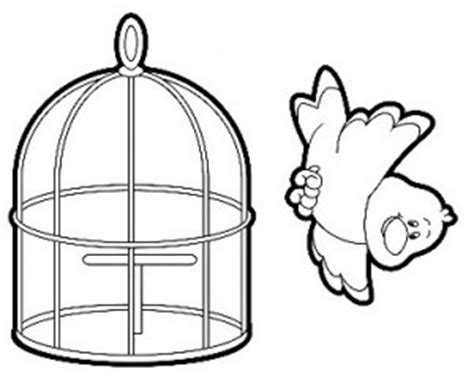 Digital download only, no physical item. Bird Cage Coloring Page at GetColorings.com | Free ...