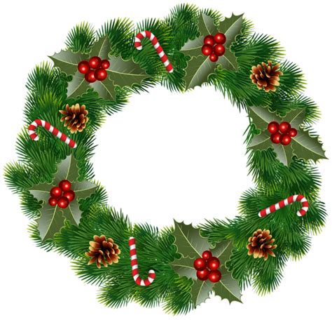 Christmas Wreath Png Transparent Image Download Size 600x578px
