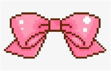 Bow Kawaii Cute Pixel Pastel Pastelgoth Aesthetic Pink Transparent