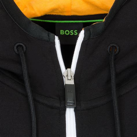 Hugo Boss Saggy 1 Full Zip Hoodie Black Scottsdale Golf