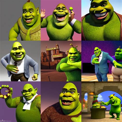 Steve Harvey As Shrek Octane Render Ultra Stable Diffusion Openart