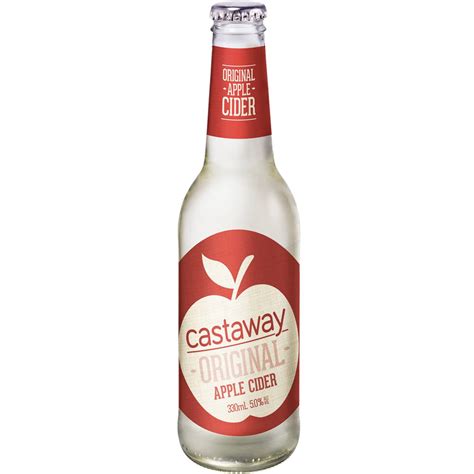 Castaway Apple Cider Original Bottle 330ml Single Woolworths