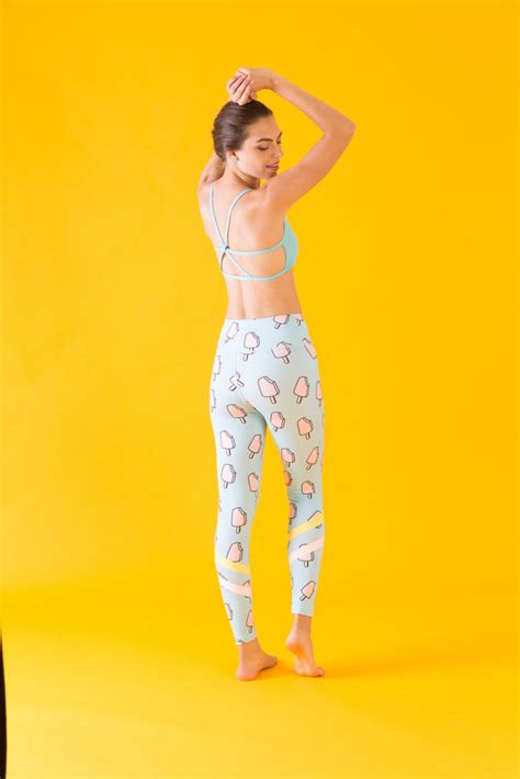 Flexi Lexi Fitness Pop Pop Popsicle High Waist Yoga Pants Azneo