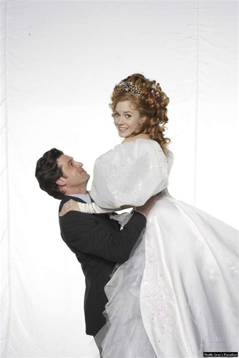 Patrick Dempsey As Robert And Amy Adams As Giselle In An Official Photoshoot For Enchanted