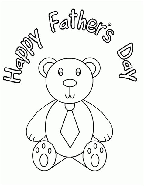 20 Free Printable Fathers Day Coloring Pages