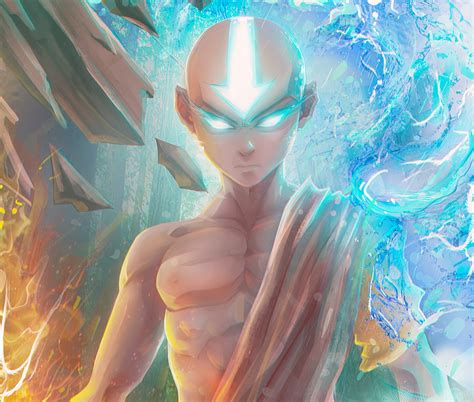 Download Aang Avatar Anime Avatar The Last Airbender Hd Wallpaper By