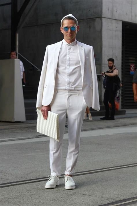 White On White For Men Best Mens Fashion All White Mens Outfit Mens
