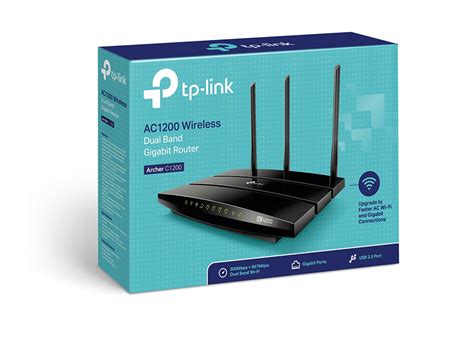 Product page • support page. AC1200 Wireless Dual Band Gigabit Router, TP-LINK Archer C1200