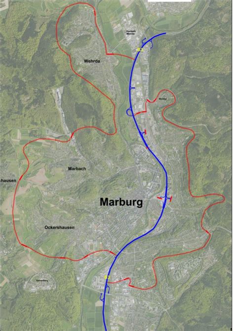 Marburgo Mapa Marburg Map North Hesse Germany Mapcarta Yandex