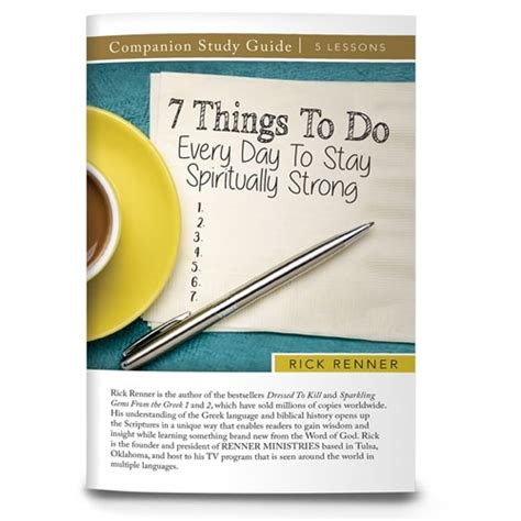 7 Things To Do Every Day To Stay Spiritually Strong Renner Ministries