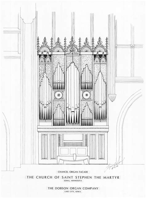 Pipe Organ Drawing At Explore Collection Of Pipe