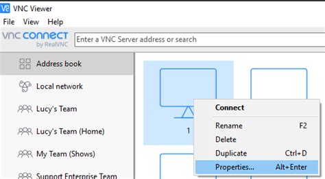 Organizing Vnc Viewer Connections Realvnc Help Center