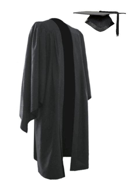 Deluxe Black Bachelors Graduation Mortarboard And Gown Graduation Uk