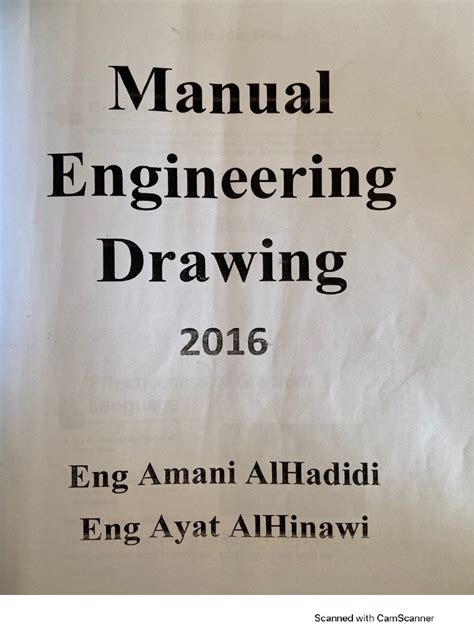 Manual Engineering Drawing Pdf