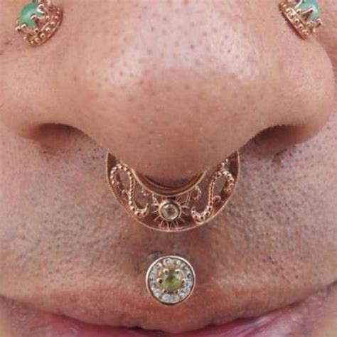 Mmm Rose Gold Septum Ring I Am In Love With Luxury Piercings