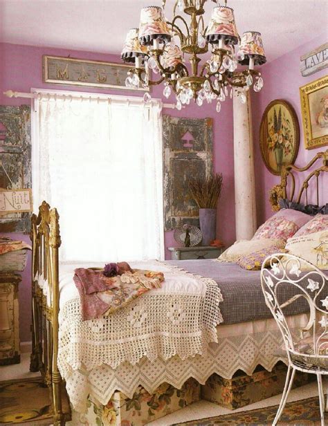 Bedroom In Vintage Pinks Shabby Chic Room Shabby Chic Decor Bedroom
