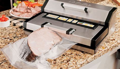 By putting your food into a vacuum sealed package. Cabela's 12" Commercial-Grade Vacuum Sealer | OutdoorHub