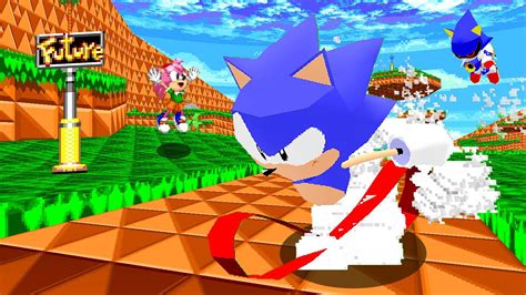 Sonic Cd Recreated In Sonic Robo Blast 2 Youtube